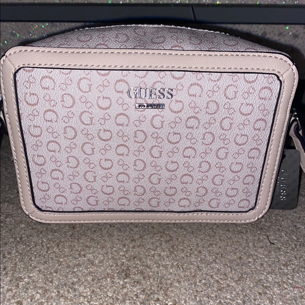 NUDE GUESS CROSS BODY BAG